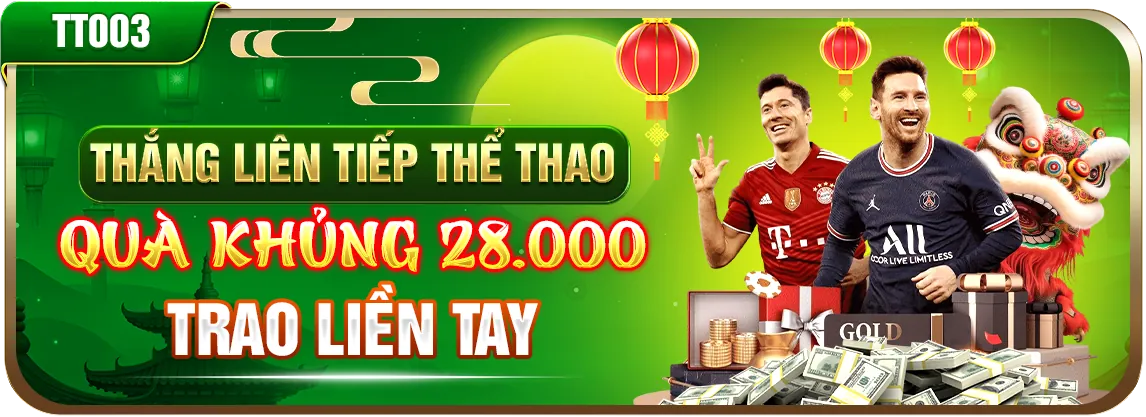 Tiền thưởng chào mừng thành viên mới Win96 Win